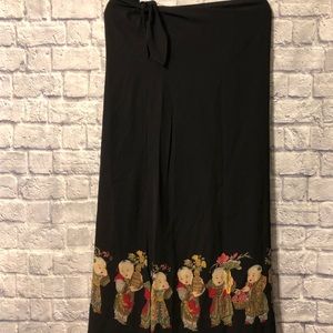 Oriental 100% Silk Coverup